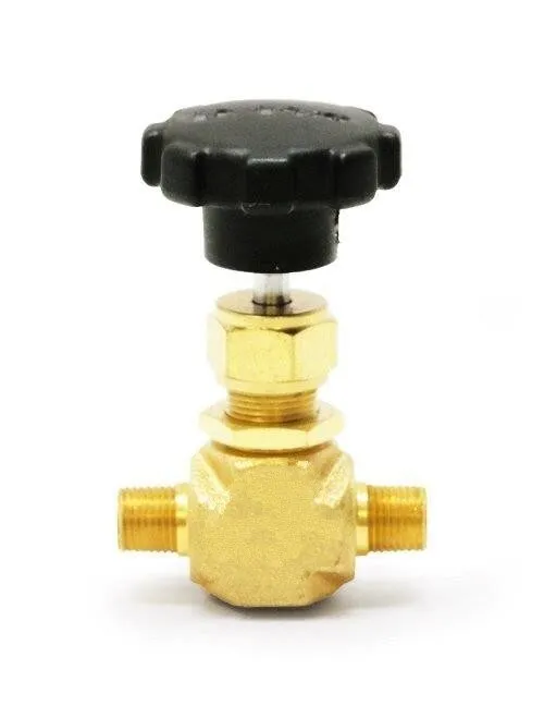 Клапан Swagelok B-1RM6 Brass Integral Bonnet Needle Valve FNSP — фото лота 1