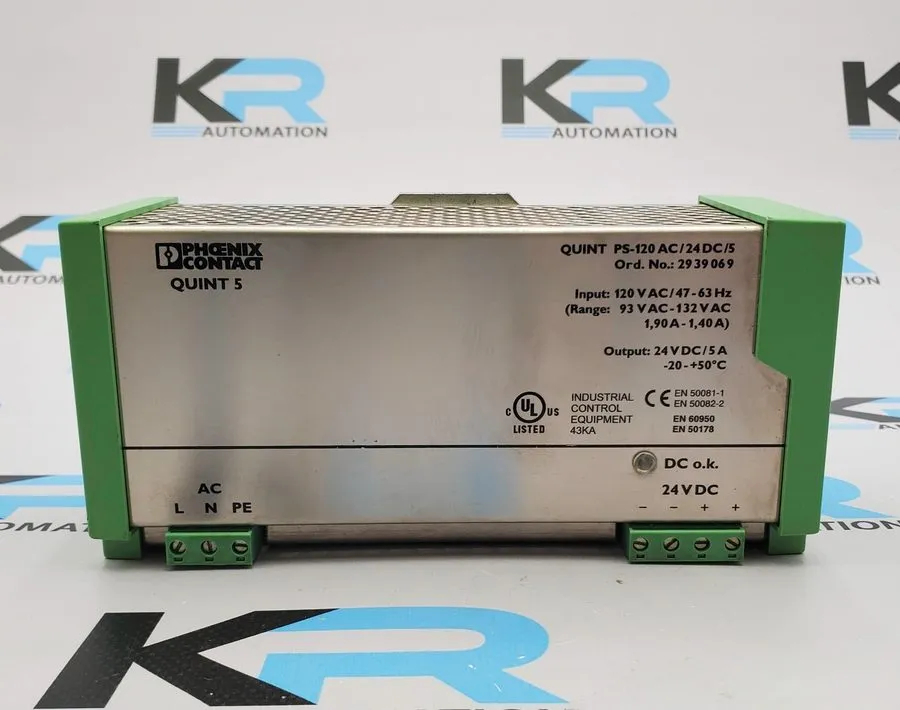 Блок питания Phoenix Contact PS-120 AC/24DC/5 2939069 DIN Rail Power Supply 24VD