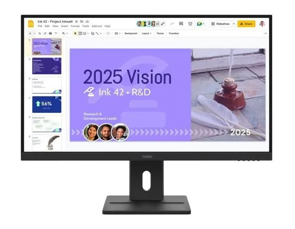 Монитор LENOVO ThinkVision E27Q-40 27' 100Hz QHD IPS Monitor 2K 2560x1440 16:9 4 — фото лота 1
