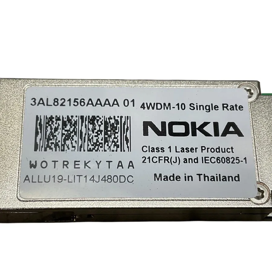 Радиостанция 3AL82156AAAA NOKIA 4WDM-10 SINGLE RATE OPTICAL TRANSCEIVER — фото лота 2