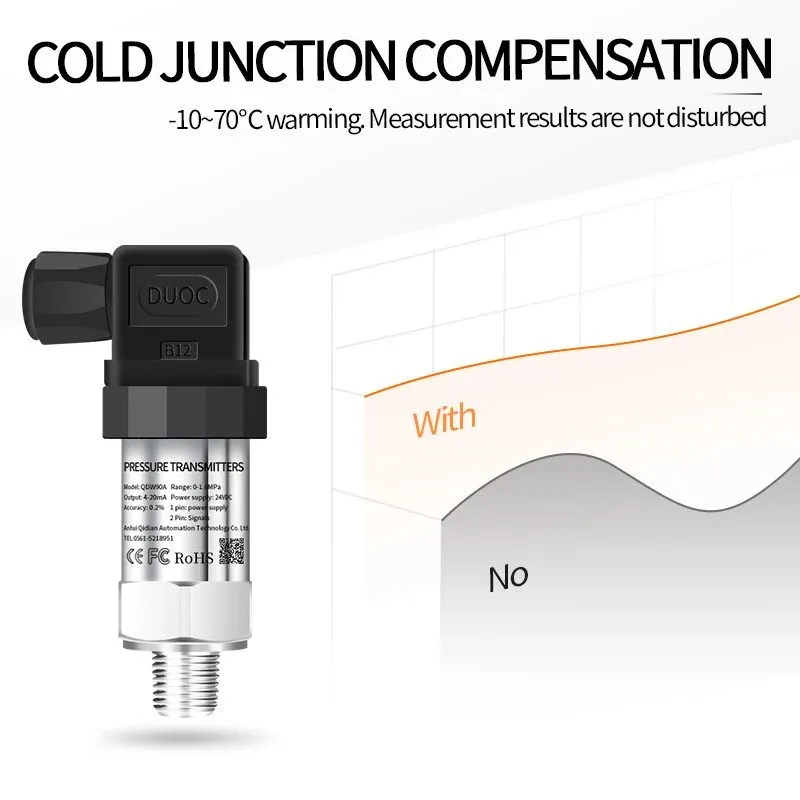 Датчик давления Pressure Transmitter Sensor 12-36V 4-20mA 0-600Bar Stainless Ste