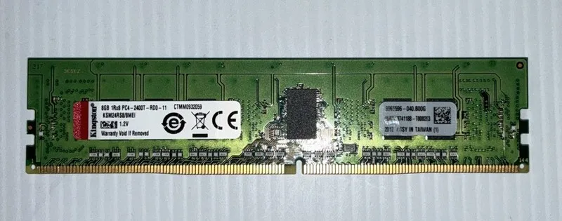 Модуль памяти KSM24RS8/8MEI Kingston 8GB DDR4 Registered ECC PC4-19200 2400Mhz 1 — фото лота 1