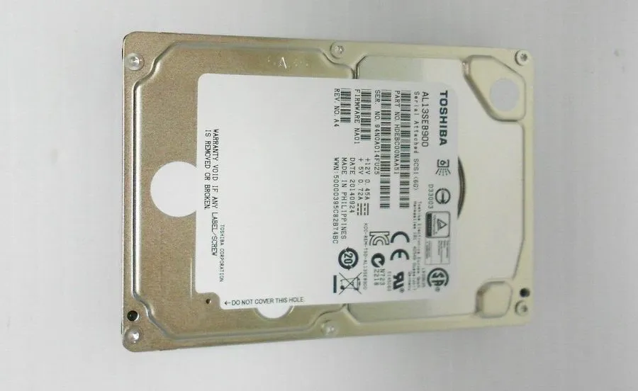 Сервер Toshiba AL14SEB09EQ 900GB 10K RPM SAS 12Gbps 2.5" Enterprise Server HDD — фото лота 1