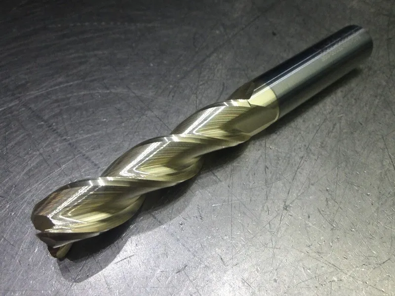 Режущий инструмент GWS 1/2" 3 Flute Carbide CR Endmill 1/2" Shank .12" R 3505003