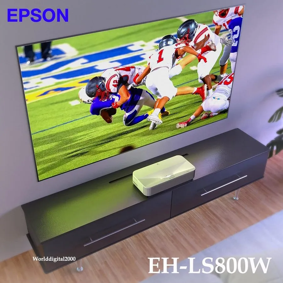 Проектор Epson EH-LS800W 3LCD Laser 4K Projector 4000ANSI Yamaha Speaker/Authent — фото лота 1