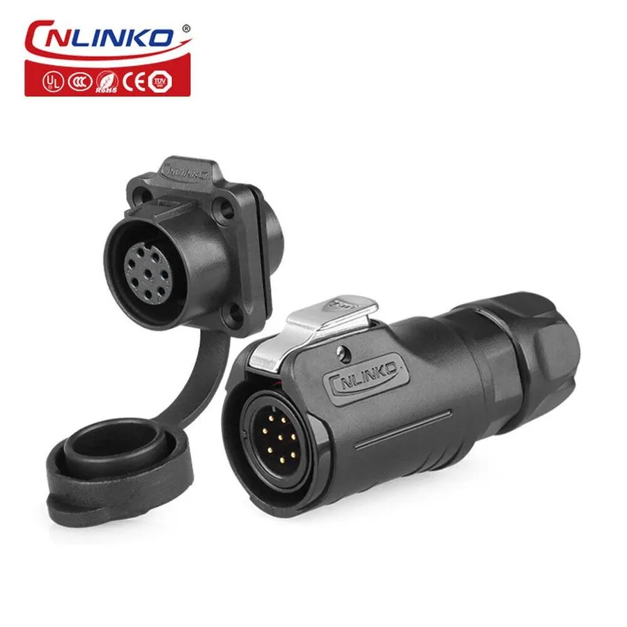 Разъём M12 2-6Pin Circular Industrial Connector IP68 Solder Type PTB Housing — фото лота 2