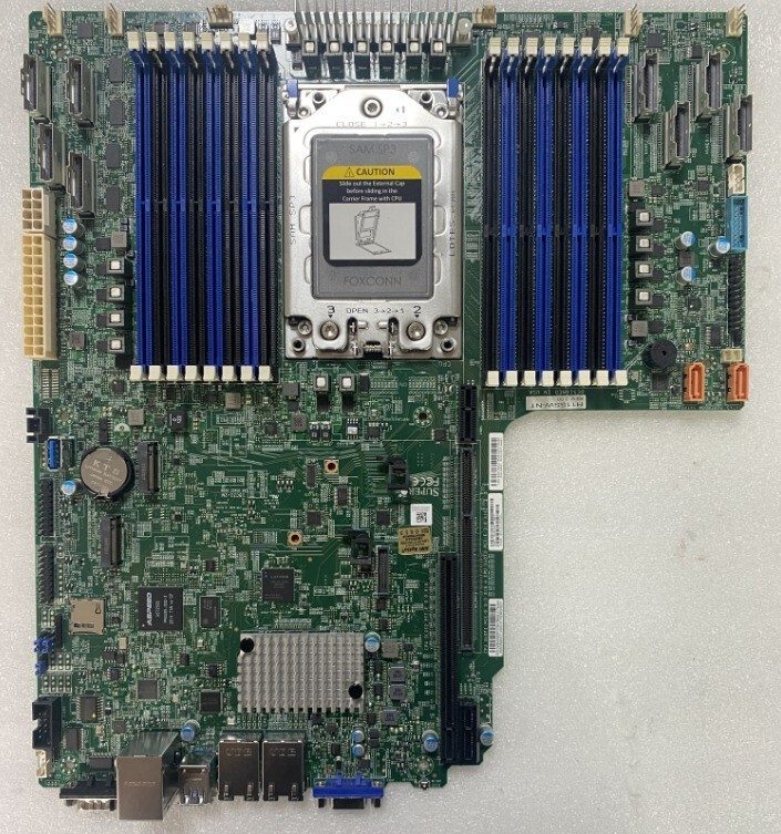 Сервер AMD EPYC 7702p + Supermicro H11ssw-nt 2.0Ghz 64cores 128threads combinati