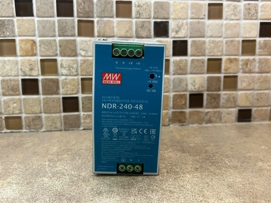 Блок питания Mean Well NDR-240-48, Single Output, DIN Rail Power Supply 48VDC 5A