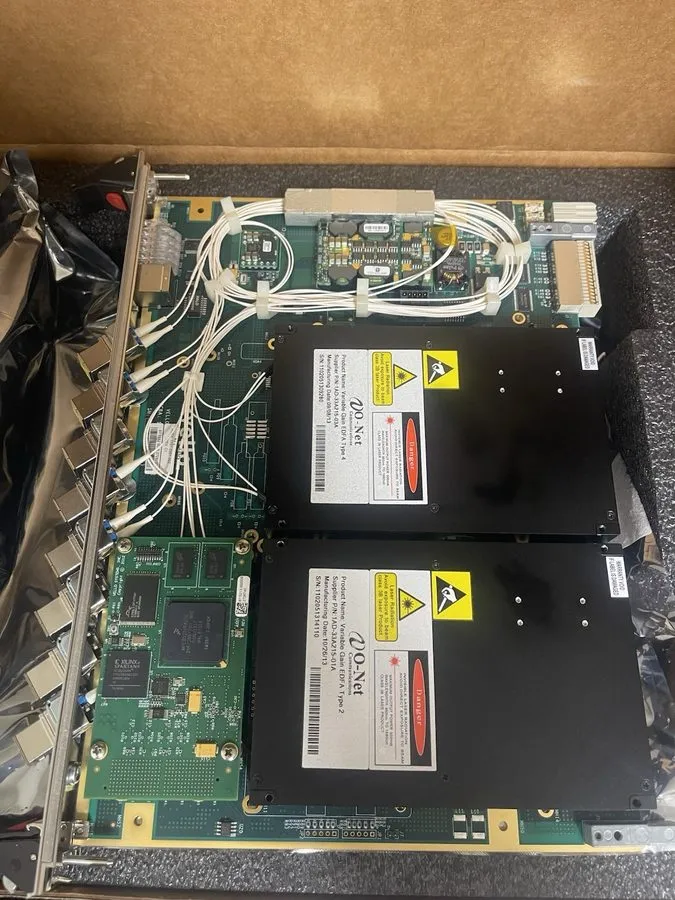 Линейная карта Vello Systems VGA2 Line Card 1101-0301-002 Rev C1 w/ 2x O-Net Var — фото лота 1