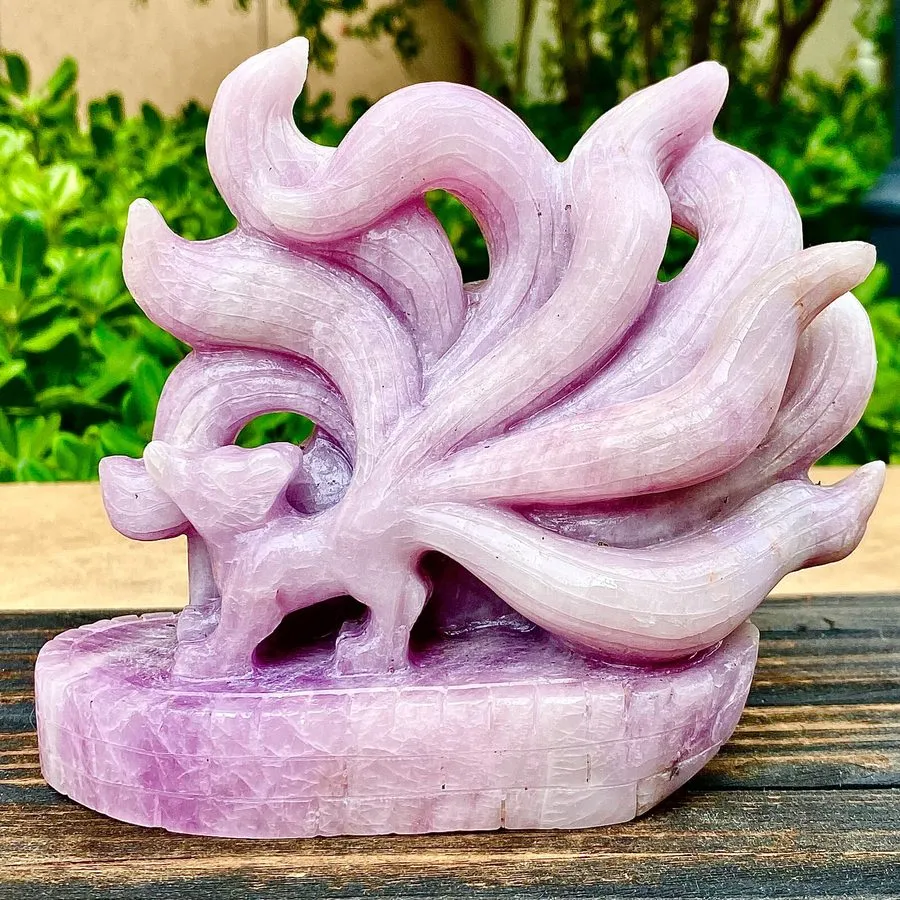 Лабораторный прибор 2.86LB Natural Crystal Purple Lithium Brilliance Hand carved