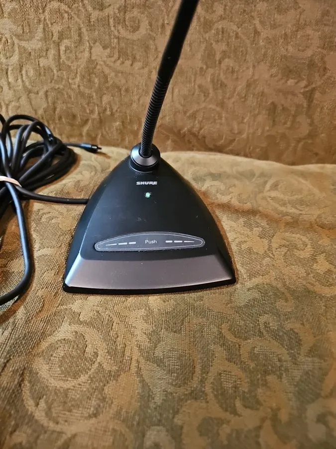 Микрофон Shure mx418dc gooseneck microphone conference condenser microphone — фото лота 1