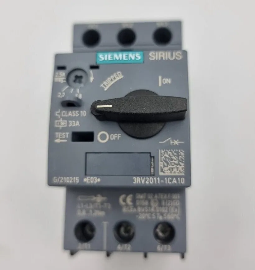 Автоматический выключатель Siemens 3RV2011-0AA10 CIRCUIT-BREAKER SZ S00,FOR MOTO