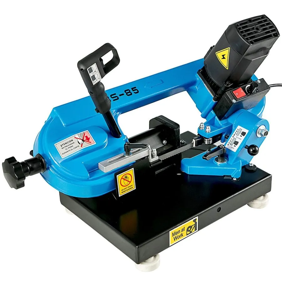 Оборудование ЧПУ ​ Benchtop Metal Cutting Band Saw 1000W 40-88MPM Blade Speed 0°
