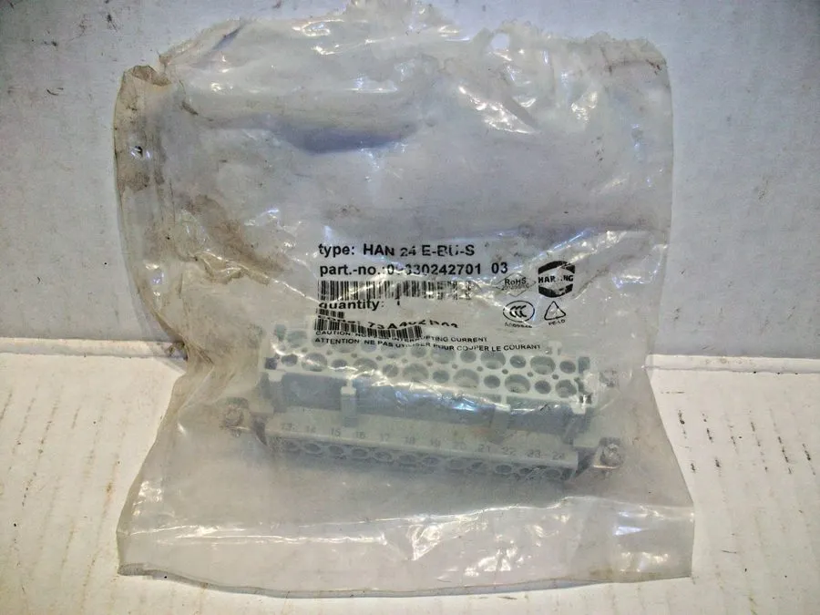 Разъём HARTING CONNECTOR HAN 24 E-BUS CONTACT BLOCK 09330242701