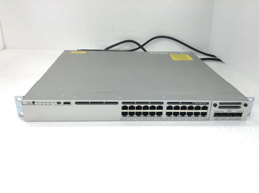 Коммутатор Cisco Catalyst WS-C3850-24P-E Switch 24 Port Gigabit PoE+ 715W