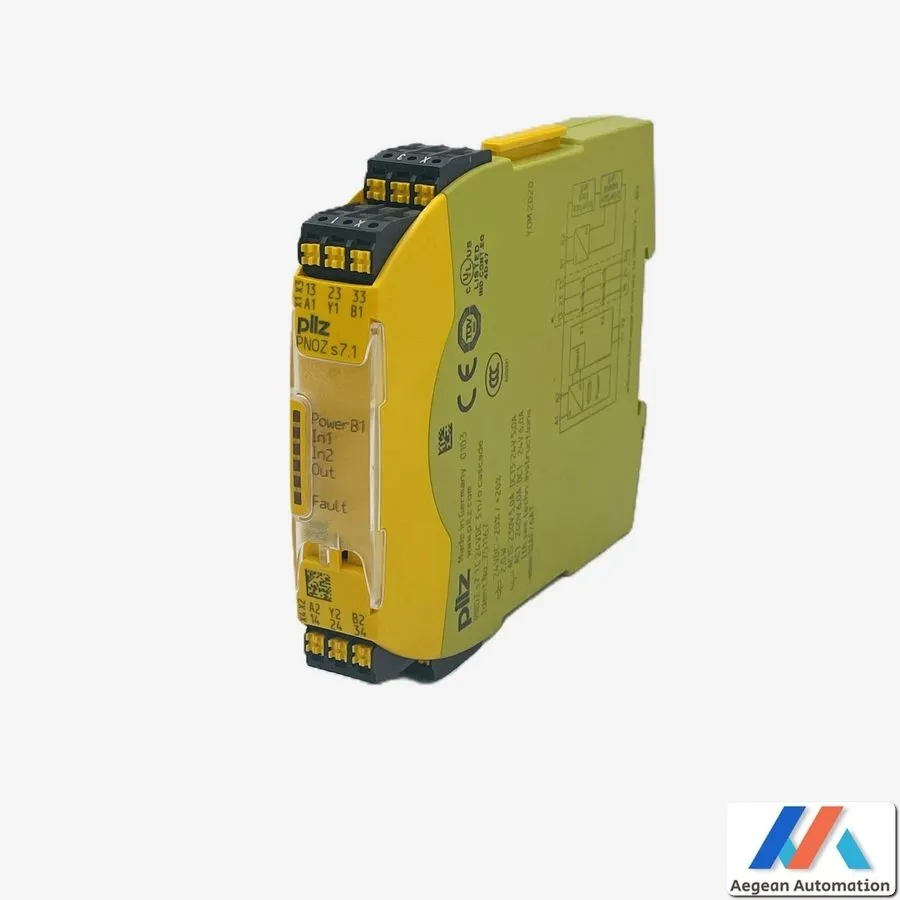 Реле безопасности PILZ 750167 Safety Relay PNOZ s7.1 24VDC 3 n/o
