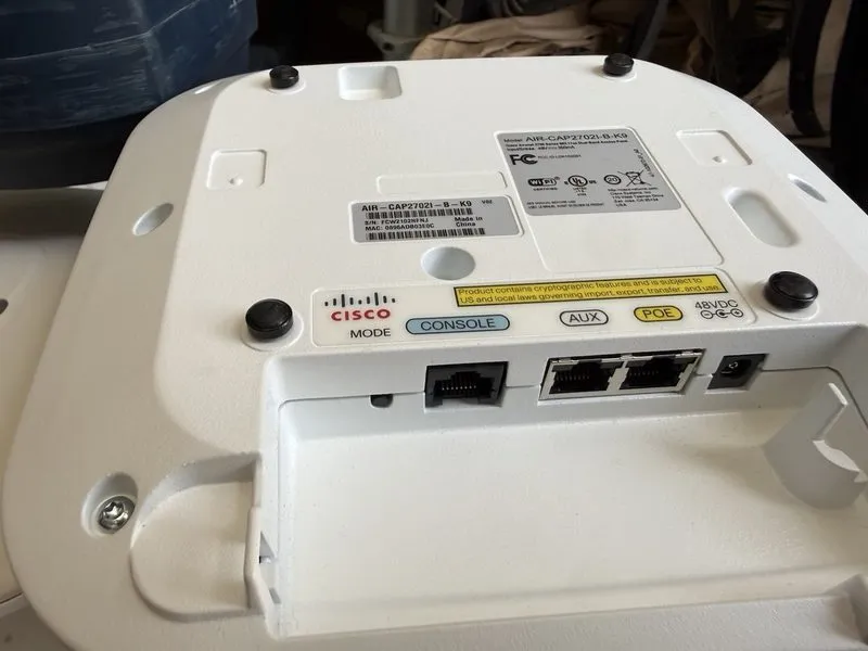 Точка доступа Wi-Fi Cisco AIR-CAP2702I-B-K9 Dual Band Wireless Access Point PoE  — фото лота 4