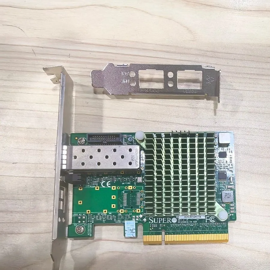 Кабель Supermicro AOC-STGN-I1S 1-Port FC SFP+ PCIe x8 10Gb Ethernet Network Adap — фото лота 1