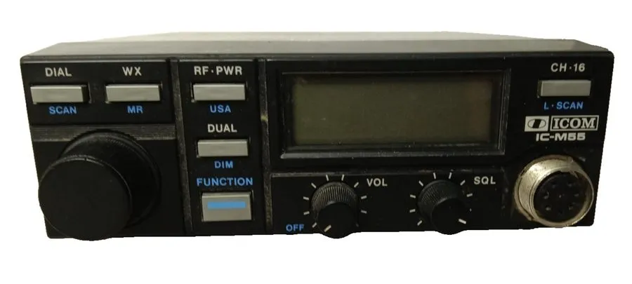 Радиостанция Icom IC-M55 VHF Marine Transceiver Radio WX w/ Hand Mic Not Sold As