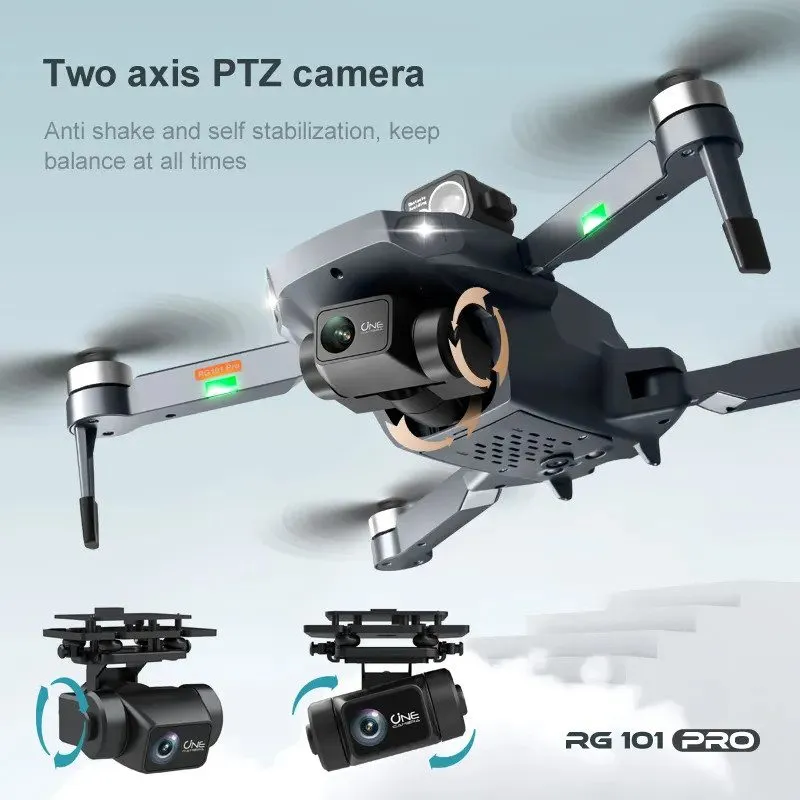 Оборудование ЧПУ ISPEKTRUM RG101 Pro Drone 8K Camera 2-Axis Gimbal 360 Obstacle 