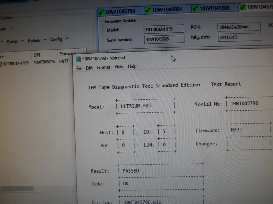 Ленточная библиотека IBM Ultrium5 LTO5 SAS HH TS2900 3572-S5H Loader Tape Drive 