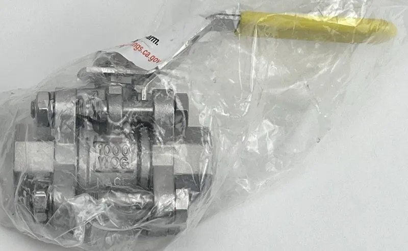 Клапан Jomar T-SS-1000N-4B 2"Npt Ball Valve Stainless Steel CF8M Full Port 1000W