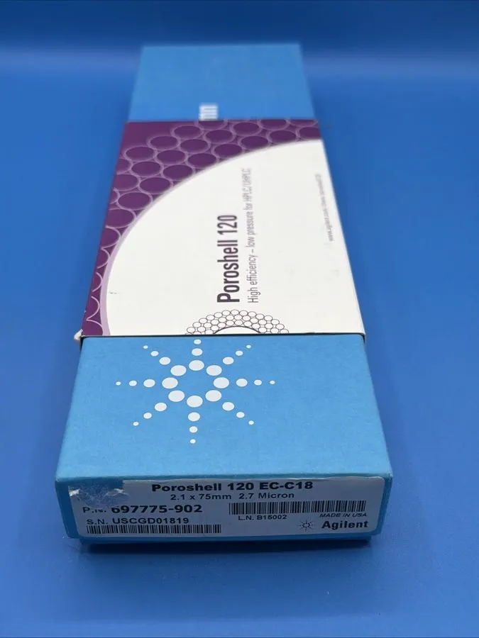 Хроматографическая колонка Agilent 695970-902 InfinityLab Poroshell 120 EC-C18 H — фото лота 1