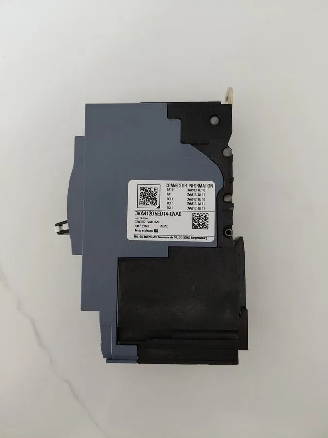 Автоматический выключатель TAKE OUT SIEMENS 3VA4120-5ED14-0AA0 CIRCUIT BREAKER 1