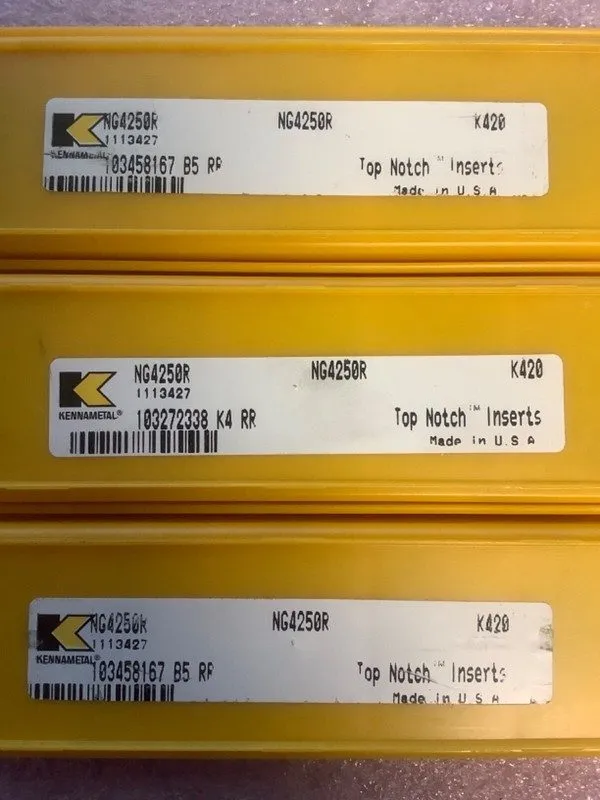 Режущий инструмент Kennametal NG4250R Grade KCU10 Carbide Insert Grooving