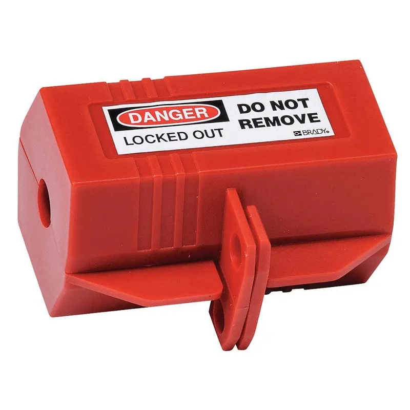 Такелажная скоба BRADY 65674 Plug Lockout,Red,1/2In Shackle Dia. 41F294 — фото лота 1