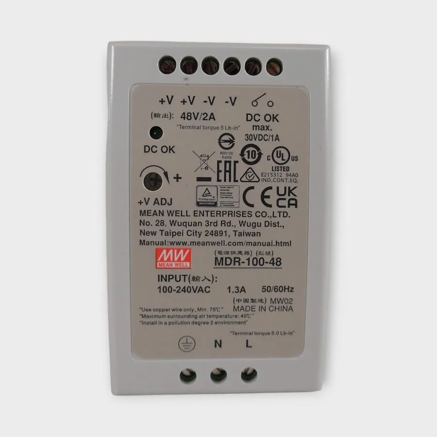 Блок питания Mean Well MDR-100-48 96W DIN-Rail Switching Power Supply