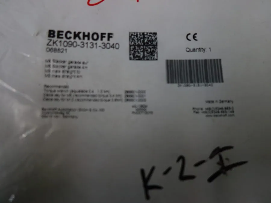 Кабель BECKHOFF ZK1090-3131-3040 EtherCAT cable M8 Male Straight 4m