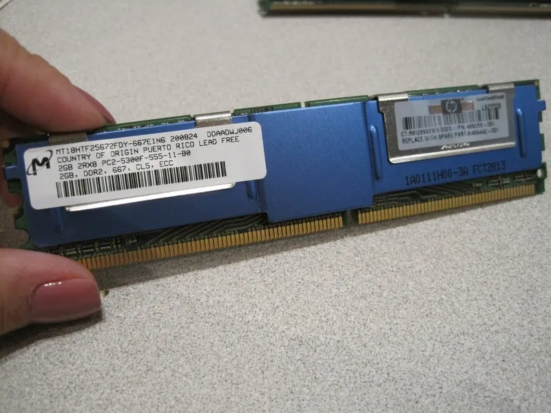 Модуль памяти 2GB 2Rx8 PC2-5300F DDR2-667MHz RAM MEMORY
