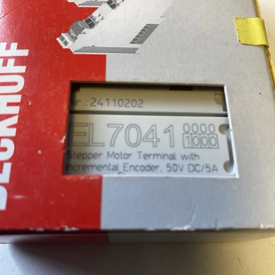 Модуль ввода-вывода Beckhoff EL7041 EtherCAT 1-Channel Stepper Motor Terminal (5