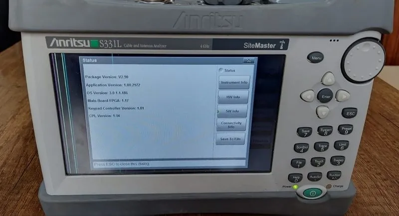 Анализатор Anritsu S331L : Cable and Antenna Analyzer, 4GHz — фото лота 2