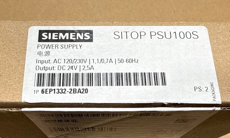 Блок питания SIEMENS 6EP1332-2BA20 SITOP PSU100S POWER SUPPLY 24VDC