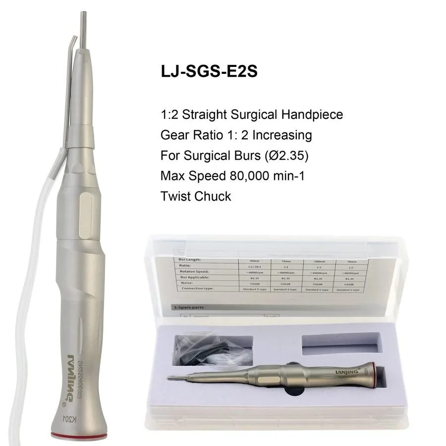 Стоматологический наконечник 1:2 Dental Handpiece Straight Surgical Attachment 2