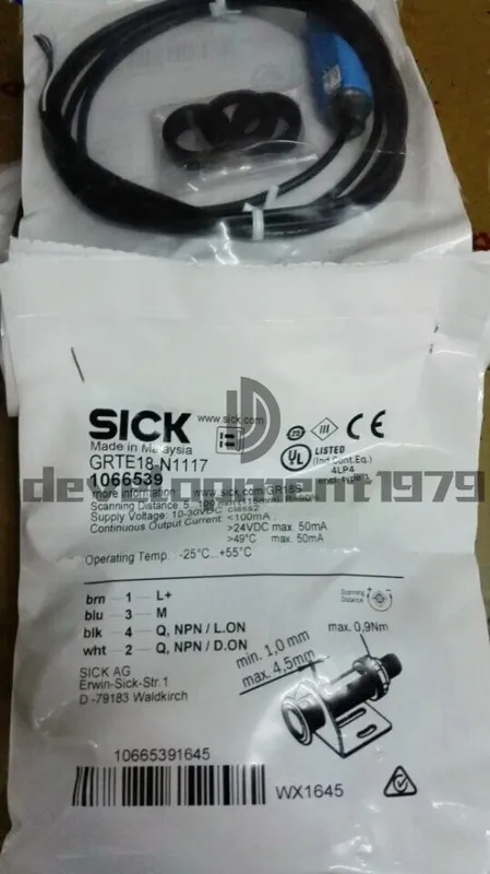 Фотоэлектрический датчик Stock Sick GRTE18-N1117 Photoelectric Sensor