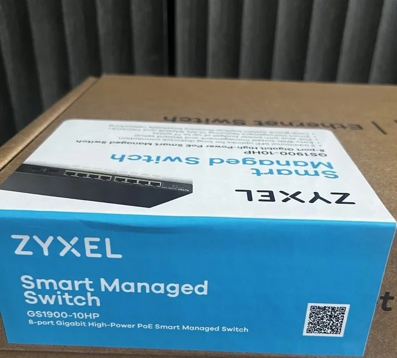 Коммутатор ZyXEL GS1900-10HP Smart Managed Switch 8-Port Gigabit PoE w/ 2 SFP