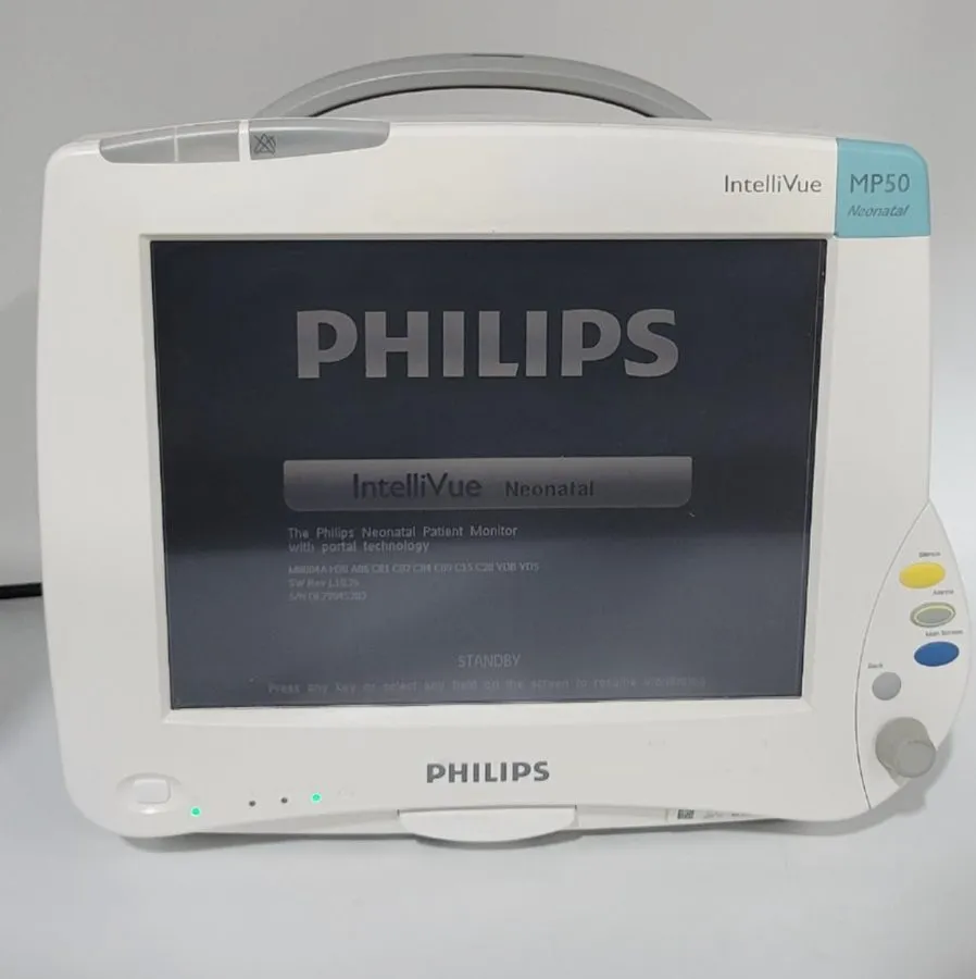 Монитор пациента Philips M8004A MP50 Intellivue Neonatal Patient Monitor J.10.26 — фото лота 1