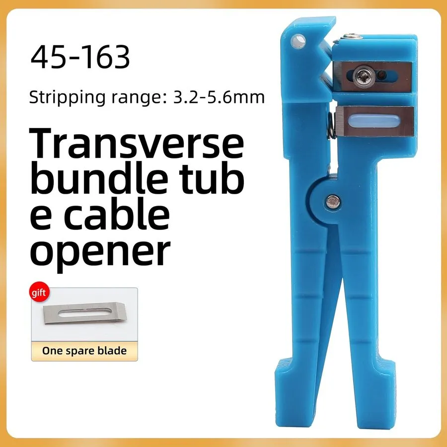Стриппер Cruiser 45-163 Fiber Optic & Coaxial Cable Stripper Tool (Blue, Alloy S