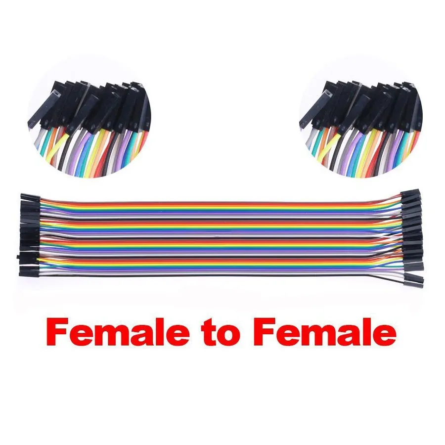 Разъём 40P Dupont Male Female 10cm/15cm/21cm/30cm/40cm Jumper Wire Connectors Le — фото лота 2