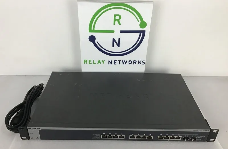 Коммутатор Netgear Prosafe Smart Switch XS712T-100NES 12-Port 2 SFP 10GB SKU 112 — фото лота 1