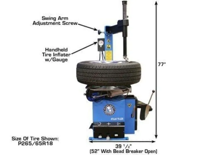 Шиномонтажный станок Atlas Automotive Equipment TC755 Rim Clamp Tire Changer + W