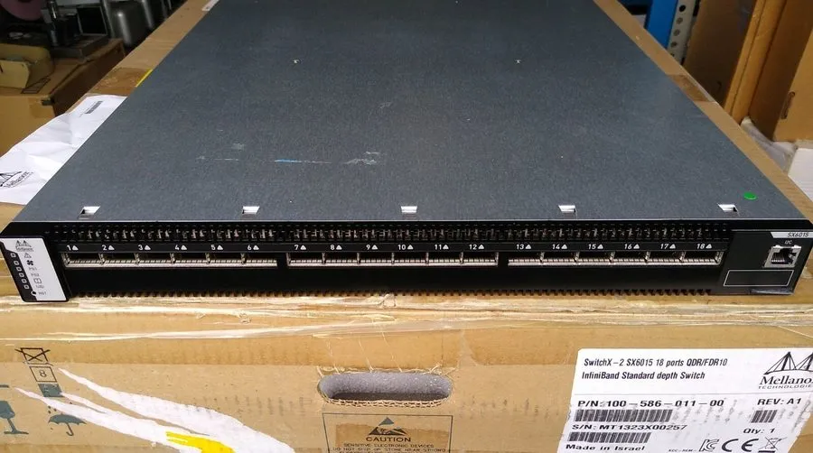 Коммутатор Mellanox MSX6001TS 36-Port QSFP+ 40GbE InfiniBand SwitchX-2 Managed S — фото лота 1