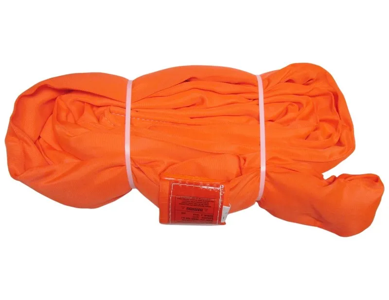 Такелажная скоба 10' Orange Endless Round Sling 40000lb Vertical WLL Heavy Duty 