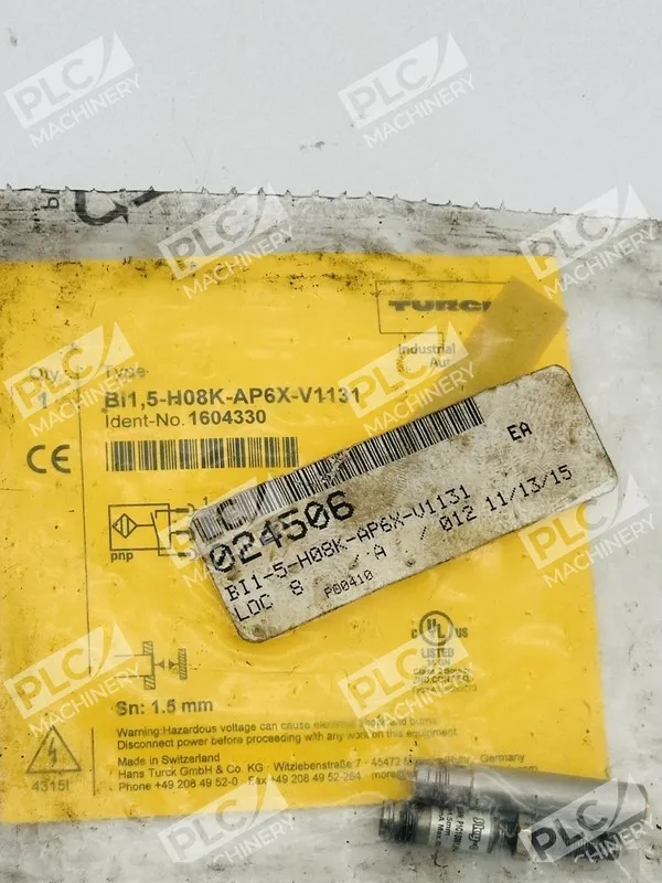 Датчик приближения Turck BI1.5-H08K-AP6X-V1131 Inductive Proximity Sensor — фото лота 1