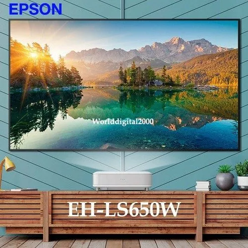 Проектор EPSON EH-LS650W 3,600 Lumens 120" 4K PRO-UHD Laser Beam TV Projector Ex
