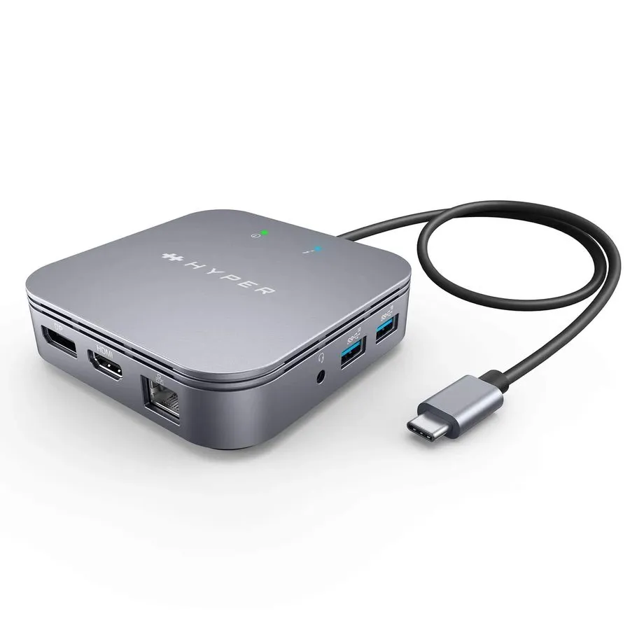 Док-станция HyperDrive USB-C and Thunderbolt 4 Dual Monitor Dock 4K60Hz HDMI Thu