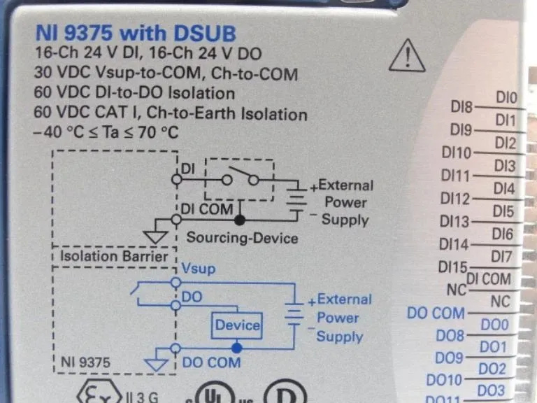 Модуль ввода-вывода NATIONAL INSTRUMENTS NI-9375 Digital Input / Output Module